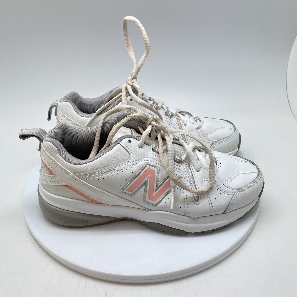 New Balance Sneakers Womens 5.5 B 608 V5 WX608WP5 White Casual Walking Shoes